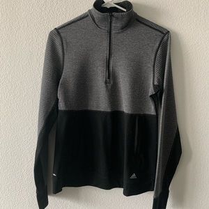 WOMENS ADIDAS CLIMALITE 1/4 ZIP.